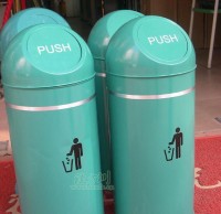 農(nóng)行鋼制垃圾桶