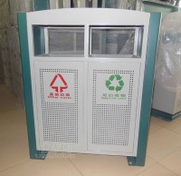 戶外分類鋼制垃圾桶