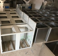 金屬分類(lèi)垃圾桶工廠生產(chǎn)圖