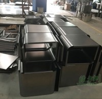 戶(hù)外分類(lèi)垃圾桶工廠制作圖