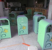 湛江分類鋼制垃圾桶更節省廣告費