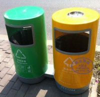 500個分類垃圾箱陸續上崗 巴中創文添新風景