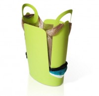 國外創意垃圾桶設計-再也不用擔心無處安放的塑料袋了