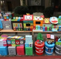 參與設計分類垃圾桶 宣傳推廣垃圾分類知識