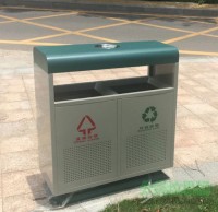 鋼制室外分類垃圾桶