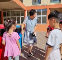 天津冠云小學(xué)垃圾分類進校園