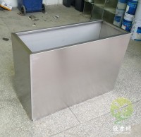 室外大號方形不銹鋼花箱