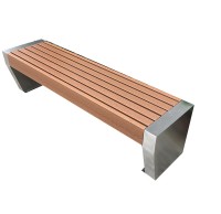 小區物業不銹鋼園林椅排椅