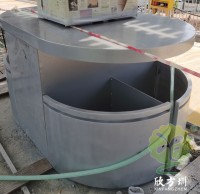 理工大學噴粉圍柱兩分類不銹鋼垃圾桶案例