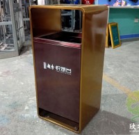 小區電梯口電鍍不銹鋼垃圾桶提升品質與實用的完美方案