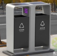 太陽能滅蚊燈不銹鋼分類垃圾桶，點亮智慧健康生活
