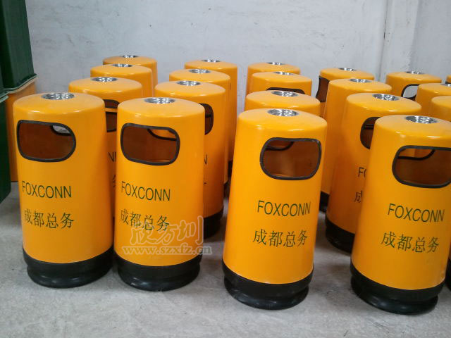 玻璃鋼圓形垃圾桶