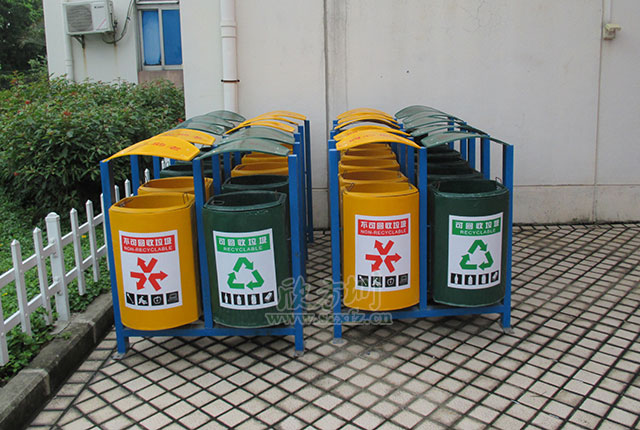 玻璃鋼市政垃圾桶