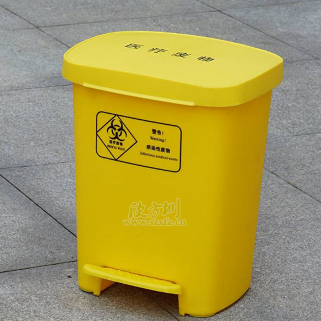 腳踏式醫(yī)療塑料垃圾桶