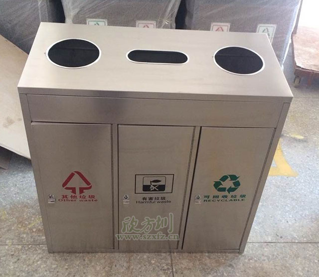 商場不銹鋼垃圾桶