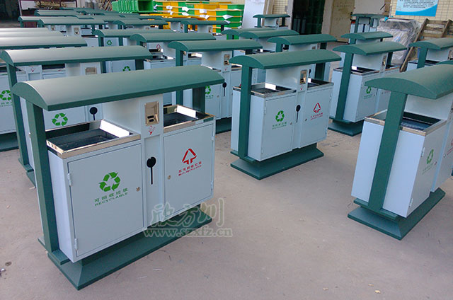市政分類鋼制垃圾桶